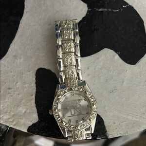 50 cent Elegant Silver Women's Watch